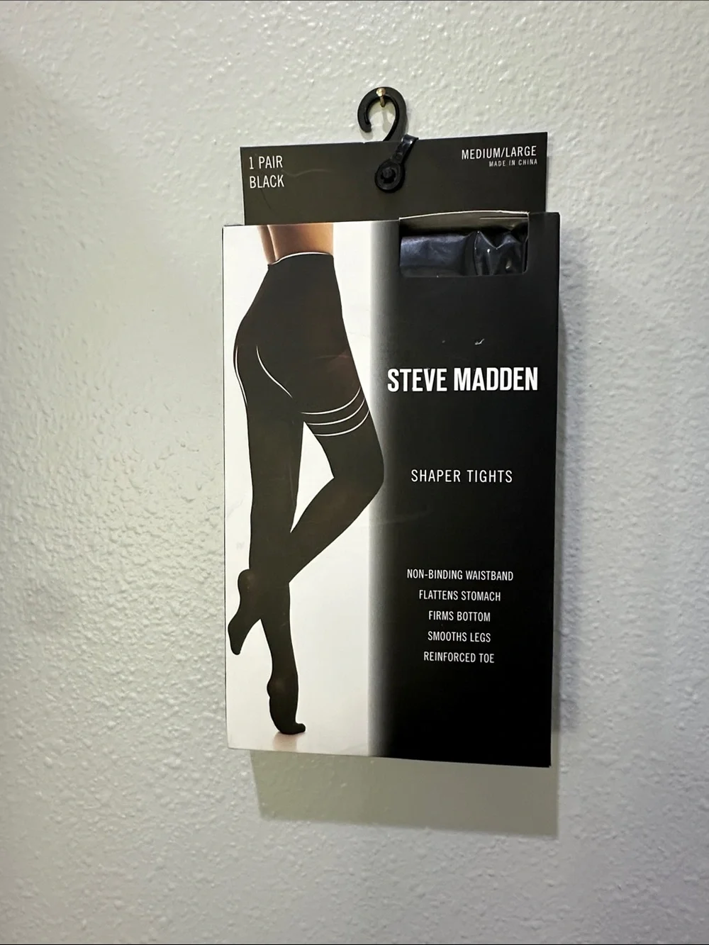 Steve Madden Black Shaper Tights
